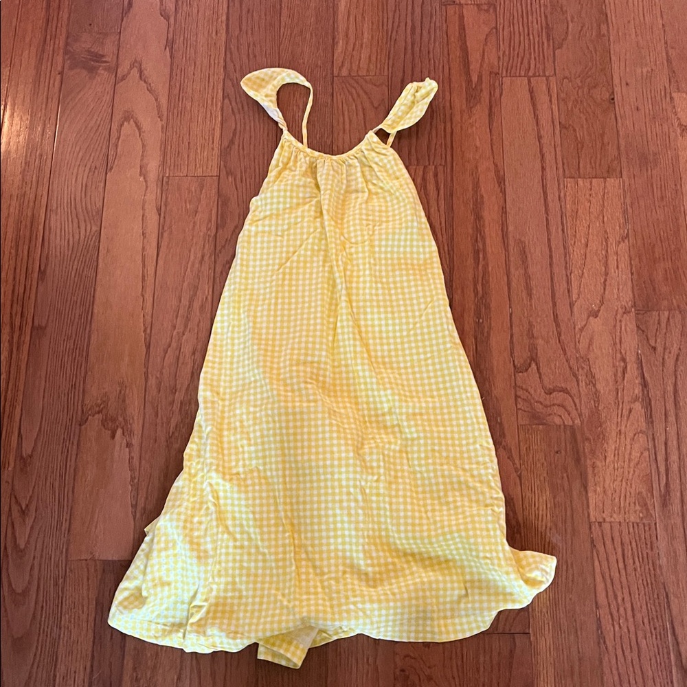 Yellow Gingham Sundress